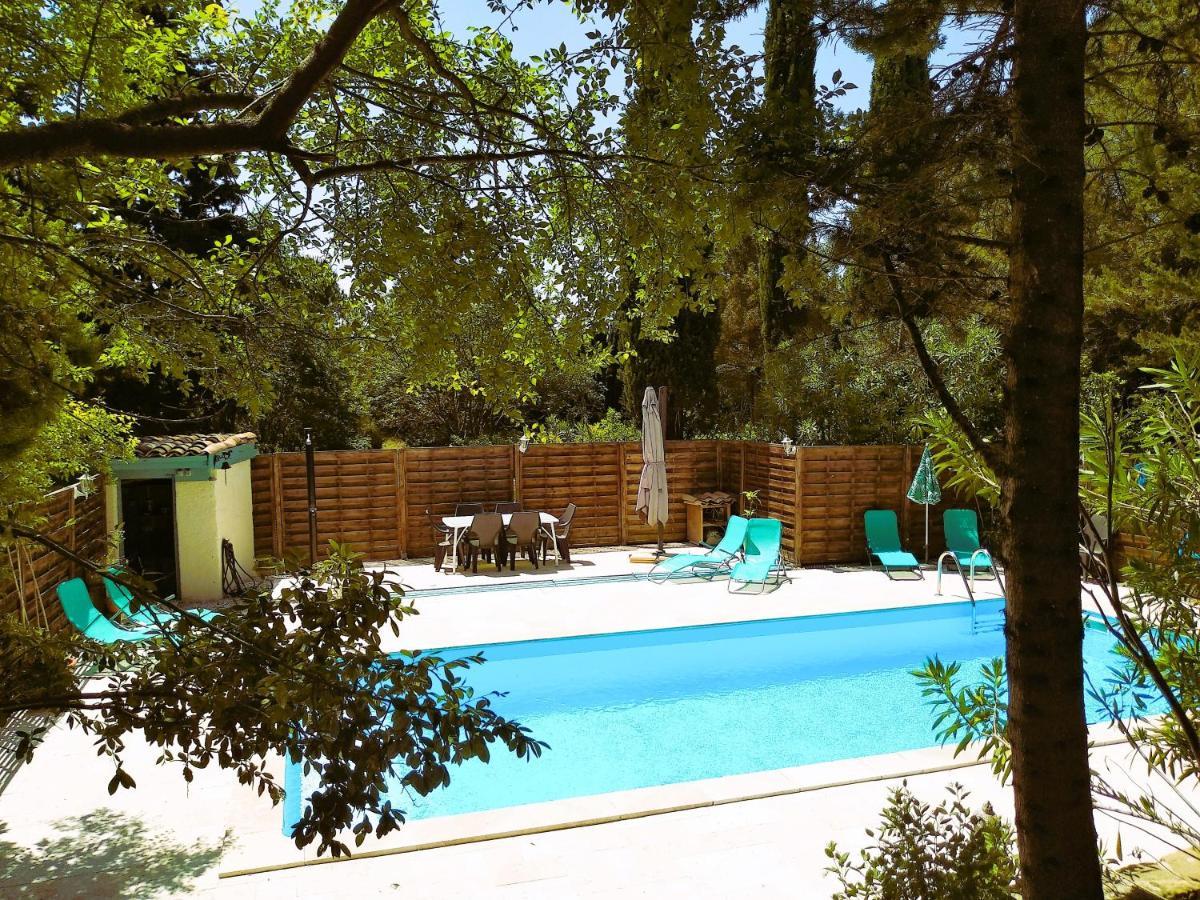 Chambre Independante Piscine, Parc, Cuisine... Brézilhac Extérieur photo